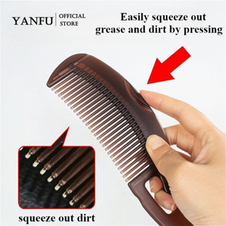 Lược năng lượng Massage, Lược chống ngứa, chống gàu và dầu mỡ, Lược mỡ cầm tay không rửa và ép