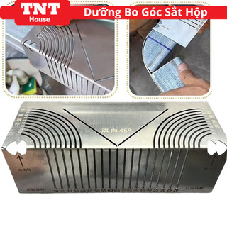 Cữ Bo Góc Sắt Hộp Đầu Kèo - Thước Lấy Dấu Cơ Khí Đa Năng Bằng Inox - Dưỡng Bo Góc Sắt Hộp 90 Độ Shop TNT HOUSE