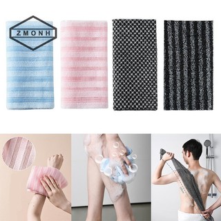 Zmonh 4 Khăn Lau Lau Tắm Khăn Nylon Bàn Chải Cho Khăn Lưng Tẩy Tế Bào Chết Tắm Bọt Biển Phụ Kiện Phòng Tắm Cơ Thể * Mới