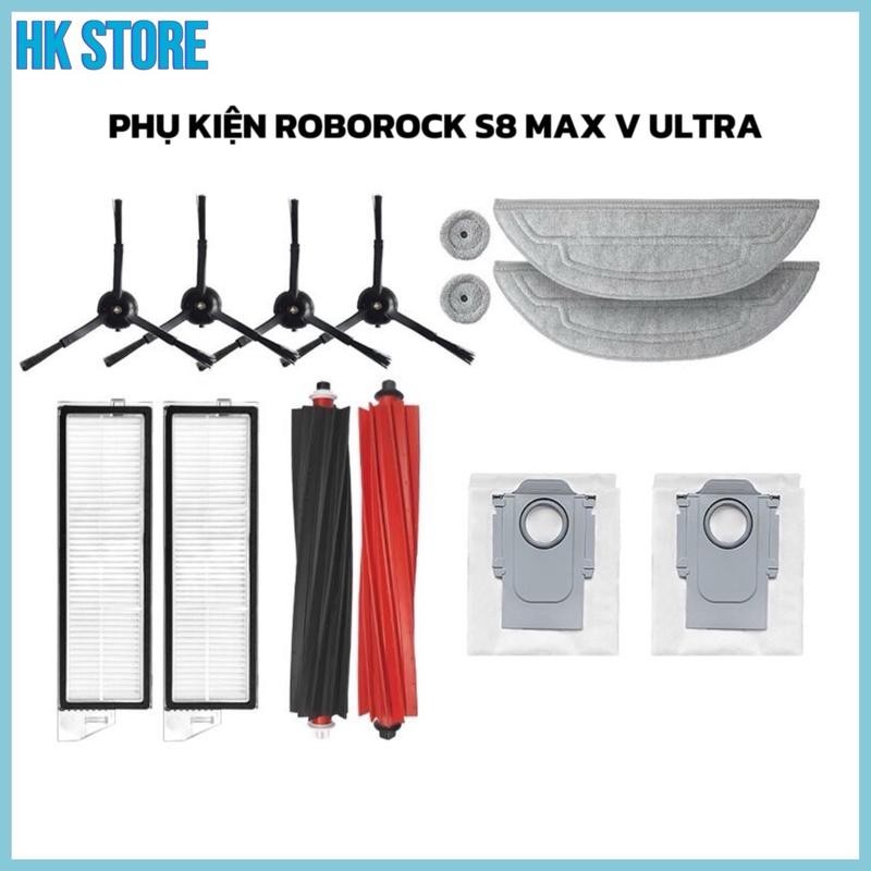 Phụ kiện Roborock S8, S8 Pro/ Ultra, S8 MaxV Ultra - Hàng đẹp Cao cấp Bền bỉ