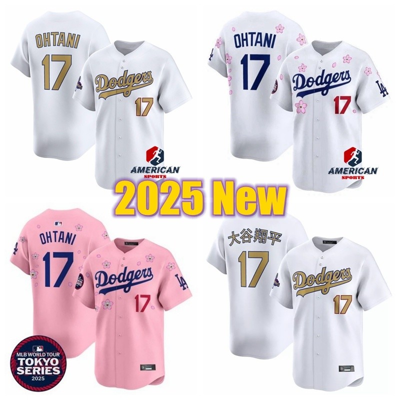 Áo Bóng Chày Los Angeles Dodgers 2025 - Shohei Ohtani - Màu Trắng