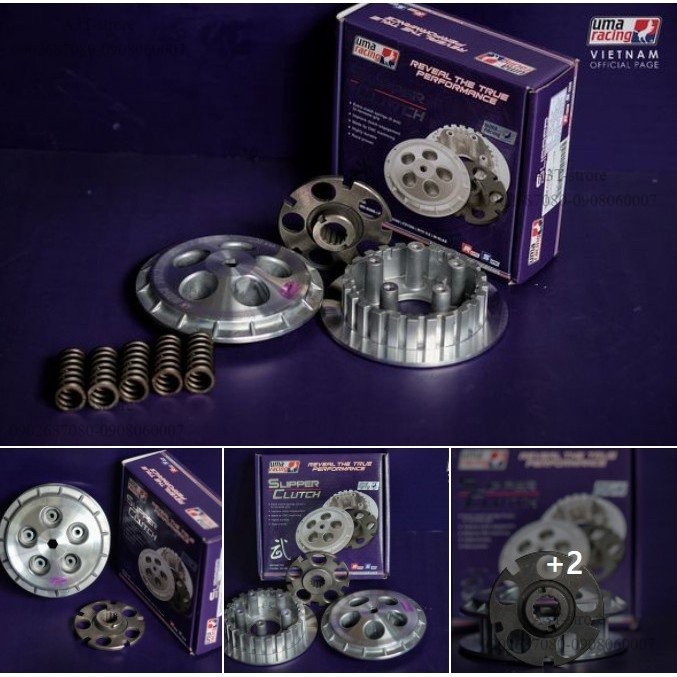 ĐẾ CHỐNG TRƯỢT  NHÔM NỒI UMA RACING SLIPPER CLUTCH  CHO EXCITER 150 - Y15ZR [ CHÍNH HÃNG ] A3T 5501