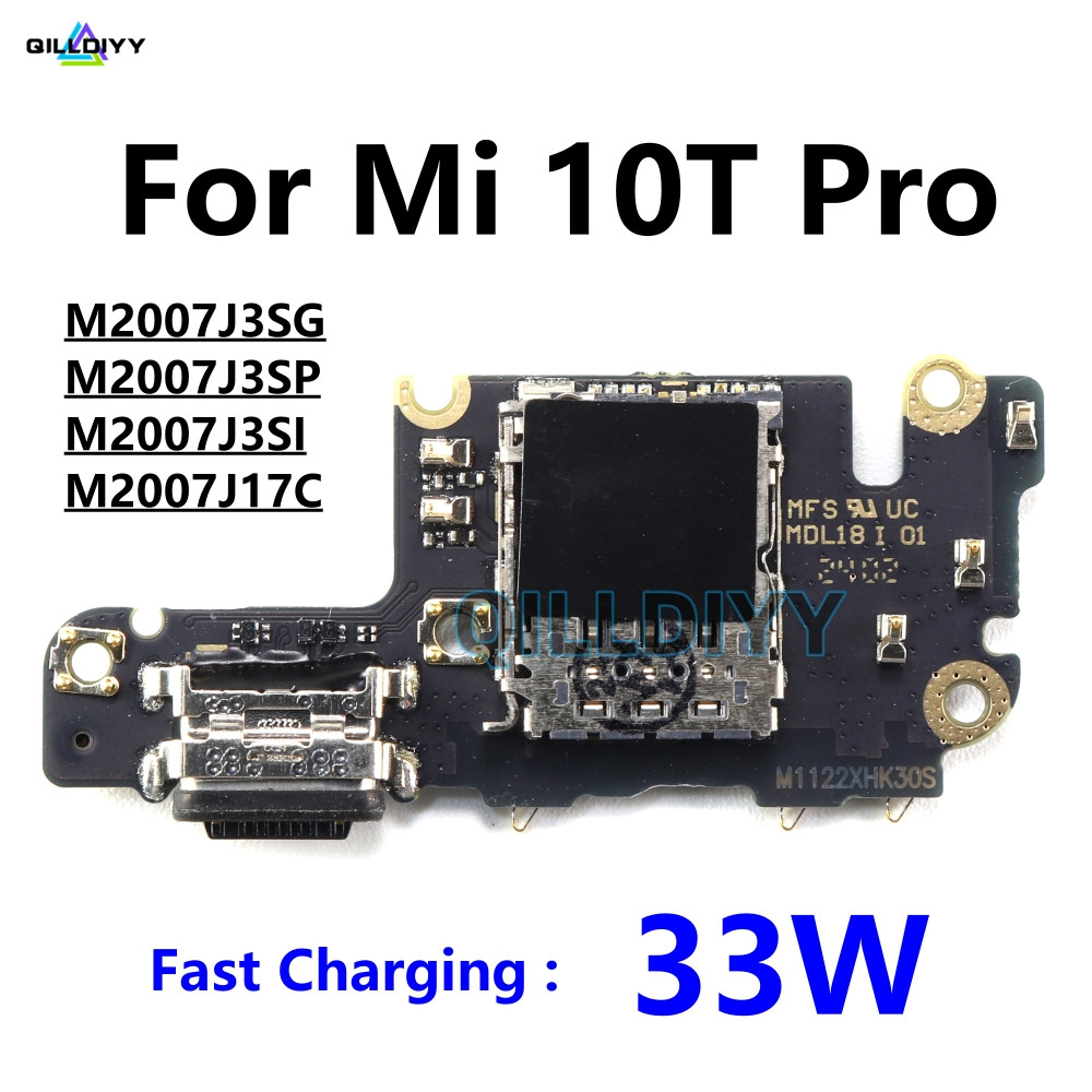 1 Chiếc USB Dock Kết Nối Cổng Sạc Cáp Mềm Cho Xiaomi Mi 10T Pro 5G Bảng Sạc Loại C Đuôi Cắm Micro 10