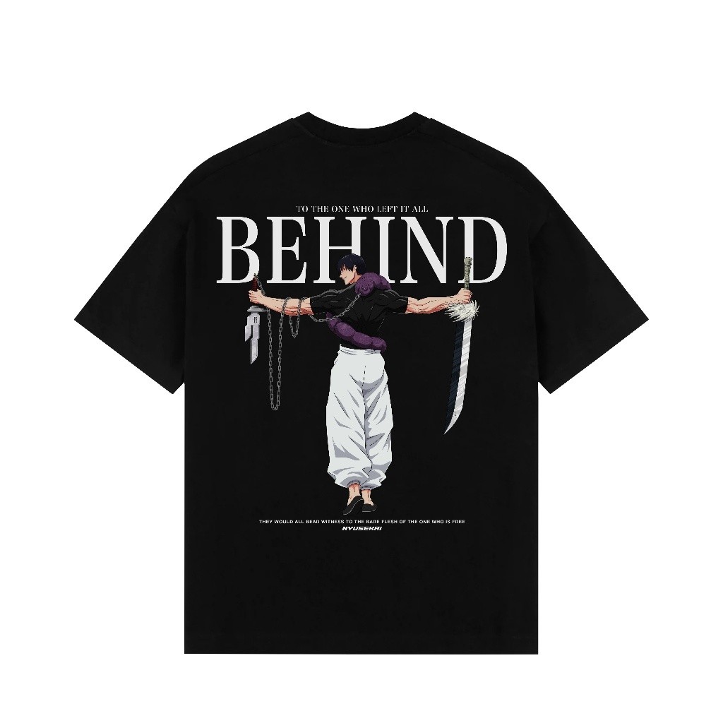[TOYOO] Áo thun cỡ lớn in hình Tojiro X The one Away tất cả phía sau-Jujutsu Kaisen Dành cho Nam