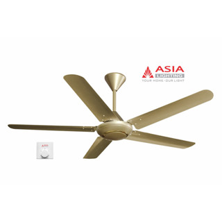 [Siêu Sale] [Giá hủy diệt] Quạt trần hộp số 5 cánh cao cấp Asia QT06 hộp số - nhiều màu