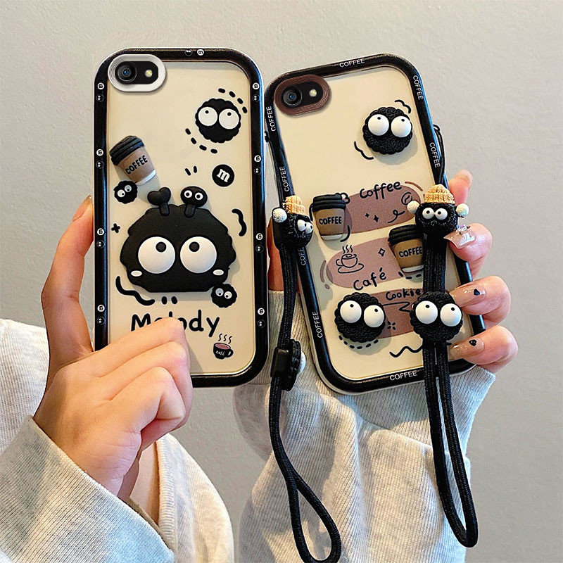 ốp lưng Oppo A83 tpu silicone thời trang dây buộc búp bê điện thoại BSJGS Oppo A83