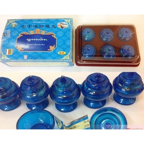 Hộp 6 Viên Bổ 70 Vị Trân Châu Hoàn Cam Lộ Tây Tạng - Thất Thập Vị Trân Châu Hoàn Tây Tạng