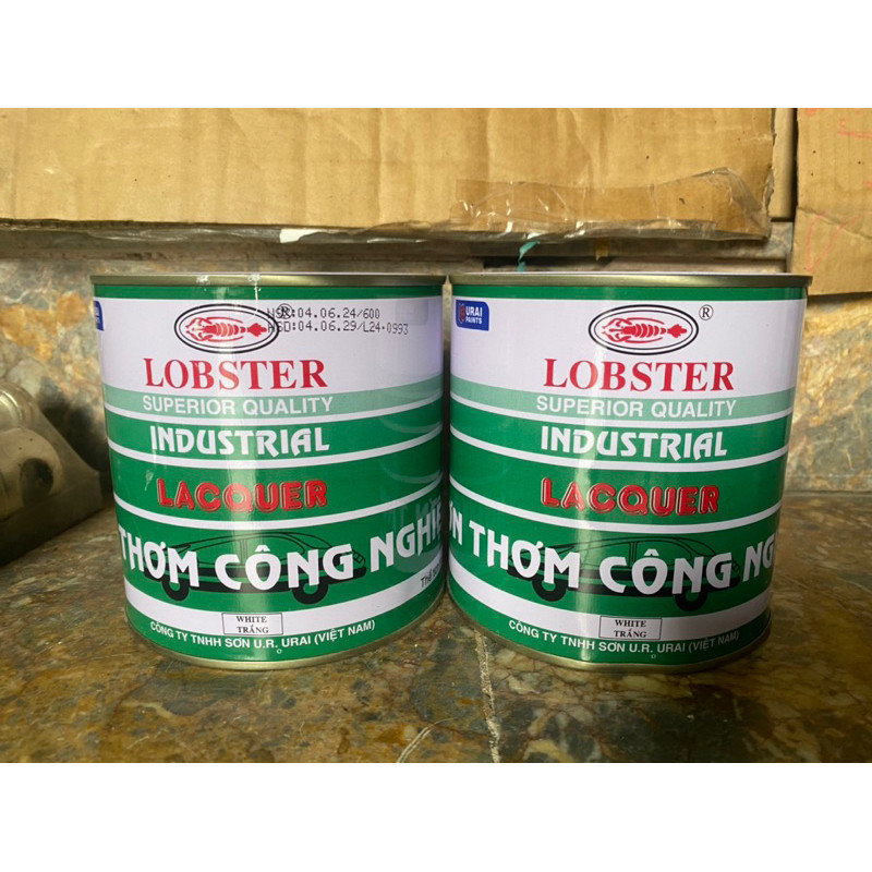 Sơn Thơm Công Nghiệp LOBSTER Đủ Màu - Hộp 800ml