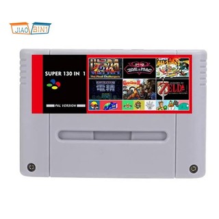 ✔ Thẻ trò chơi Super 130 trong 1 cho máy chơi Game SFC 16 Bit