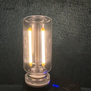 E-woitd Retro USB Dây tóc LED Cảm ứng Bóng đèn làm mờ 5V Retro LED Edison Bóng đèn ngủ Cắm trại Đèn LED trang trí sợi đốt Lighg QDD