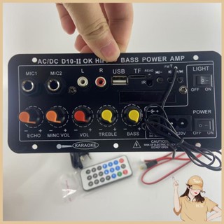 BCS Mạch loa D10 Bluetooth 5.0 hát Karaoke công suất lớn 120w, 12V/24V/220V lắp loa kéo, chế loa (Tặng kèm đủ phụ kiện)