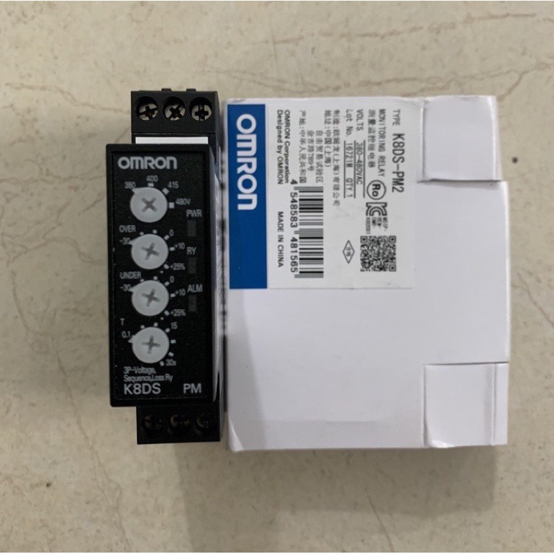 Relay bảo vệ điện áp mất pha ,sai pha ,cao áp ,thấp áp K8DS Omron K8DS-PM2-  ĐỊNH ĐIỆN ELECTRICAL