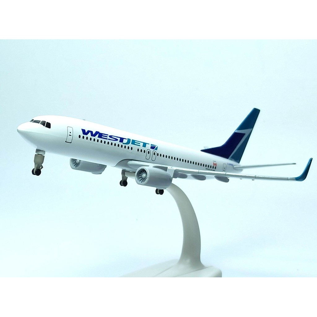 Mô hình máy bay WestJet Boeing 737 20cm