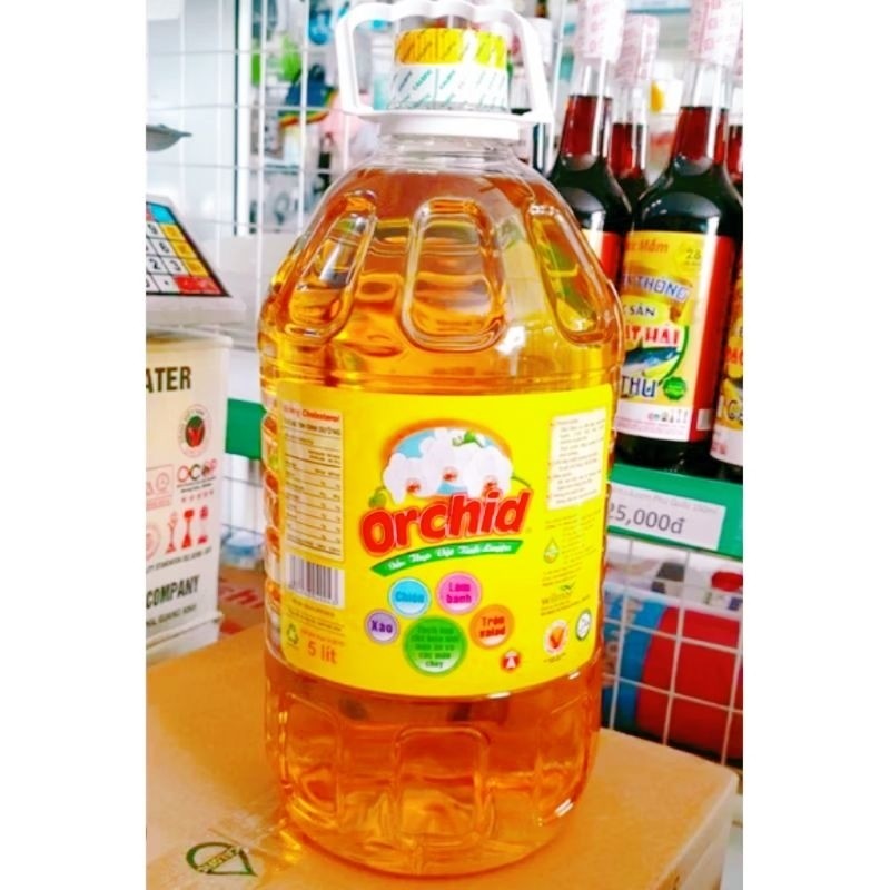 🥬Dầu Ăn Orchid 5L, Can Dầu Thực Vật 5 Lít Dùng Chiên, Xào, Nấu Các Món🍟