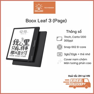 Máy đọc sách Boox Leaf 3  Boox Page  - Hàng nhập khẩu 