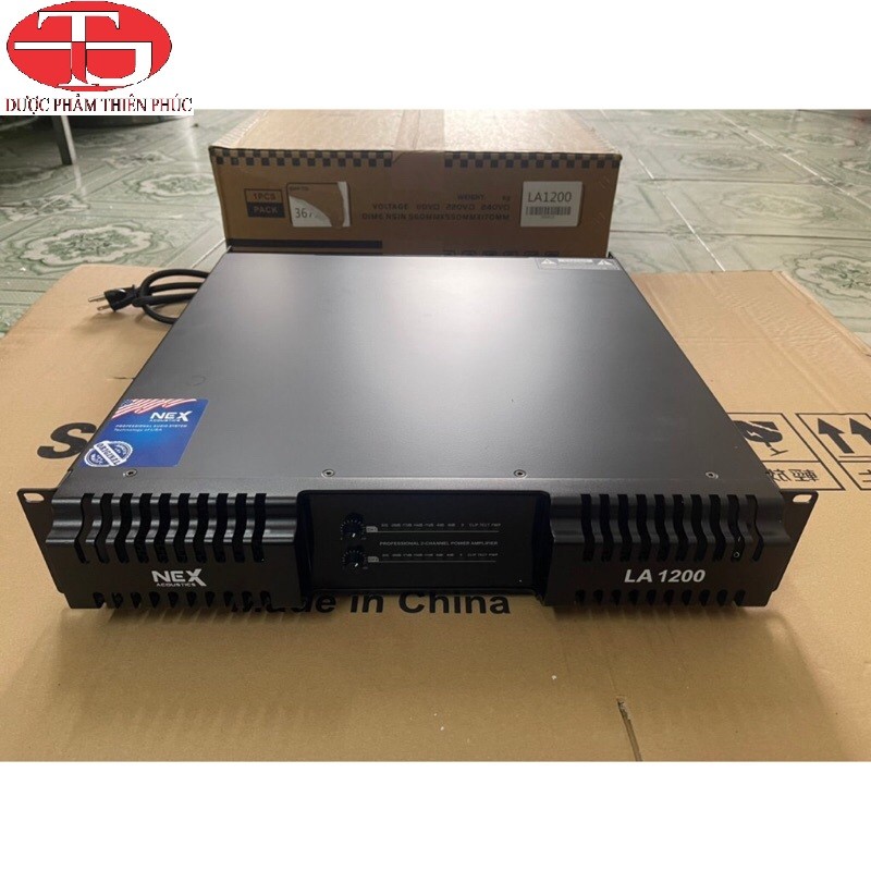 [HCM] CỤC ĐẨY CÔNG SUẤT NEX Acoustic LA-1200 32 sò, công suất 1000w/kenh (nhập khẩu ) năm 2024 -  Ec