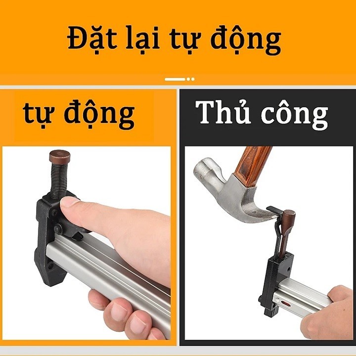 Dụng cụ hỗ trợ đóng đinh bê tông, Búa đóng nẹp dây điện tiện lợi cho kỹ thuật, Đinh thép ST18- ST18B