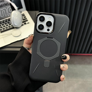 Khung ống kính kim loại sang trọng Vỏ điện thoại từ tính chống sốc cho iPhone 16 11 12 13 14 15 Pro Max 15 14 16 Plus Với vỏ đế kim cương Vỏ sạc không dây mờ