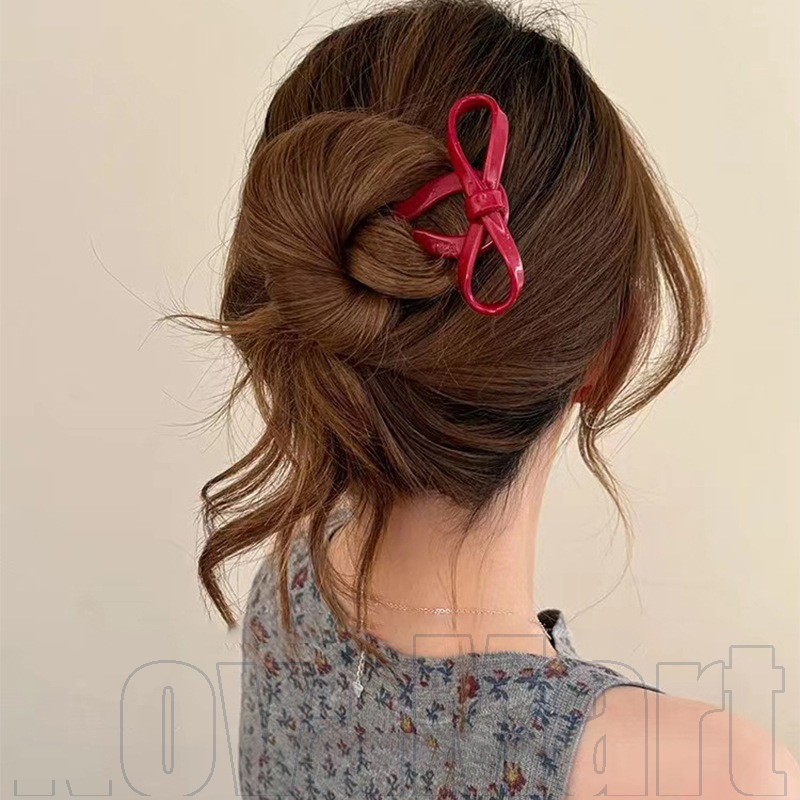 Bow Hair Stick - Hair Accessories -  U-shaped Hairpin