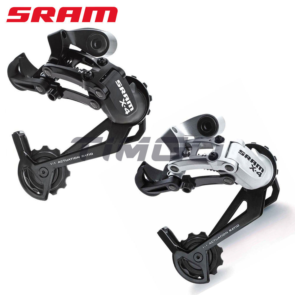 Xe đạp gấp leo núi SRAM X4 MTB 7 / 8 / 9 tốc độ Derailleur phía sau Lồng trung bình / dài