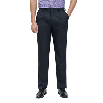 Quần tây trơn 1ly SAN SCIARO vải poly phom regular SS00000016