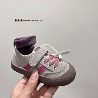  Giày trẻ em mùa xuân Giày thể thao thoải mái đế mềm cho bé trai giày phong cách Hàn Quốc giày vải trẻ em trẻ em 