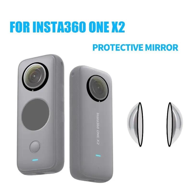 Dành Cho Insta360 ONE X2 Dính Ống Kính Bảo Vệ Dual-Lens 360 Mod Cho Insta 360 ONE X2 Bảo Vệ Phụ Kiện