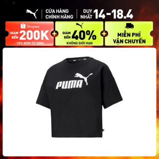 Áo Thun Croptop Thời Trang PUMA Nữ Logo Essentials