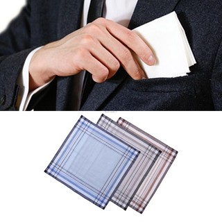 BA Móc Khăn Tay Cotton Mềm Vuông Khăn Kerchief Nam Trưởng Thành Trơn Bandannas