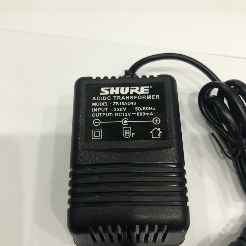 Bộ Nguồn Dành Cho Đầu Thu Micro không dây Shure ( Output 12V-800mA / 13.5V-600mA)