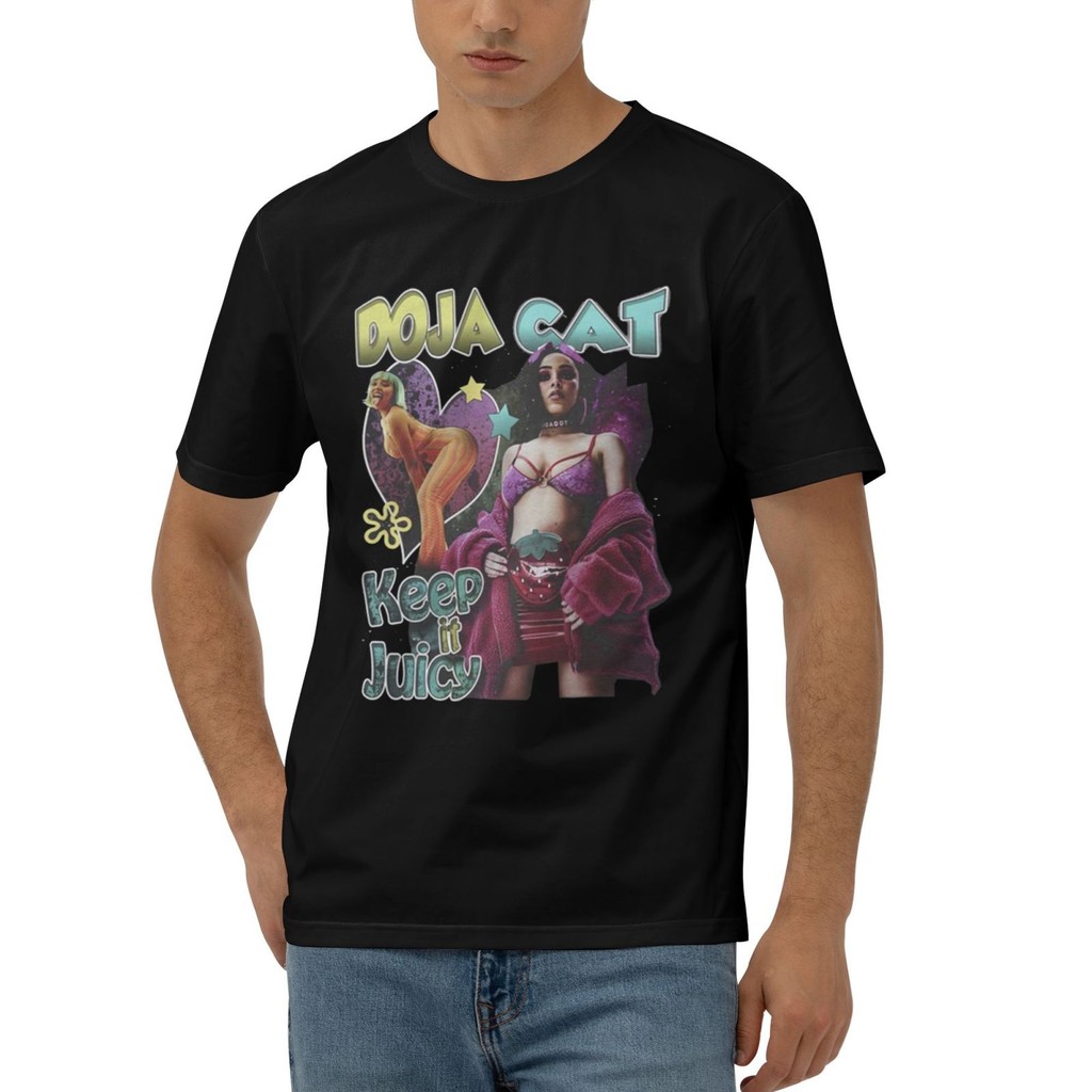 Áo thun cotton unisex thiết kế Doja Cat Keep Juice dành cho nam
