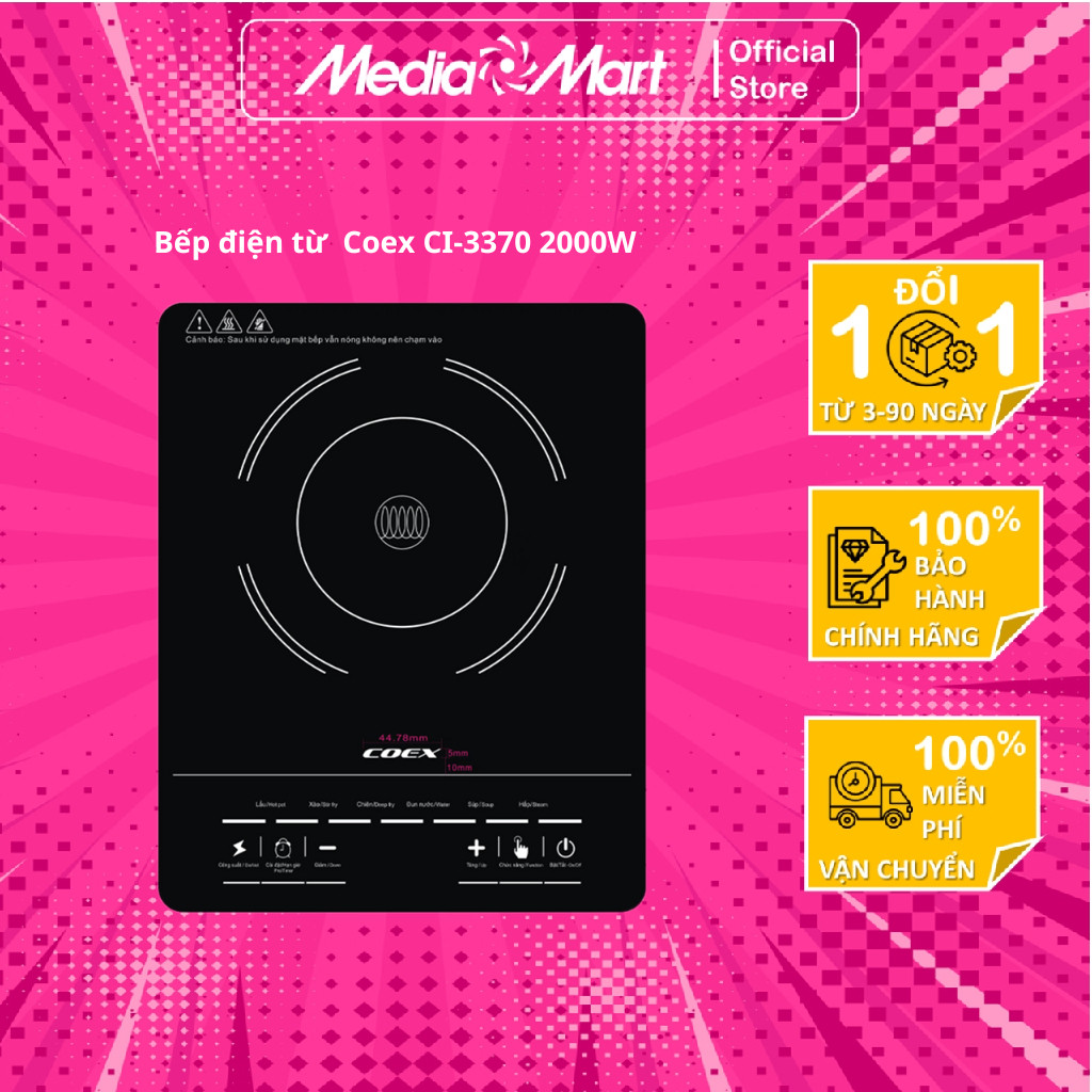 Bếp điện từ Coex CI-3370 2000W