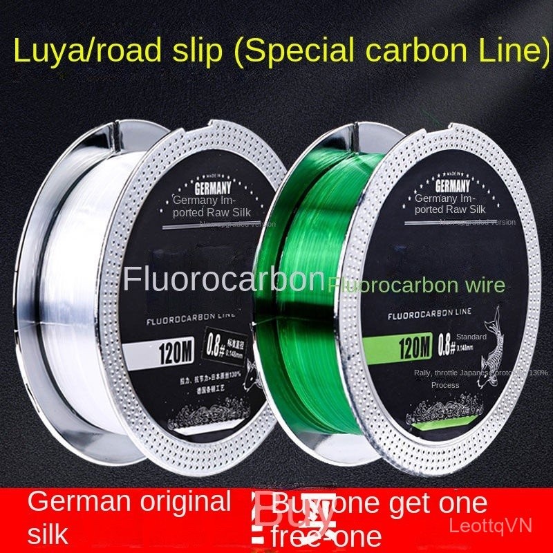 Dây câu dây carbon, dây câu chính hãng nhập khẩu, dây phía trước chuyên dụng cho đường carbon, lực k