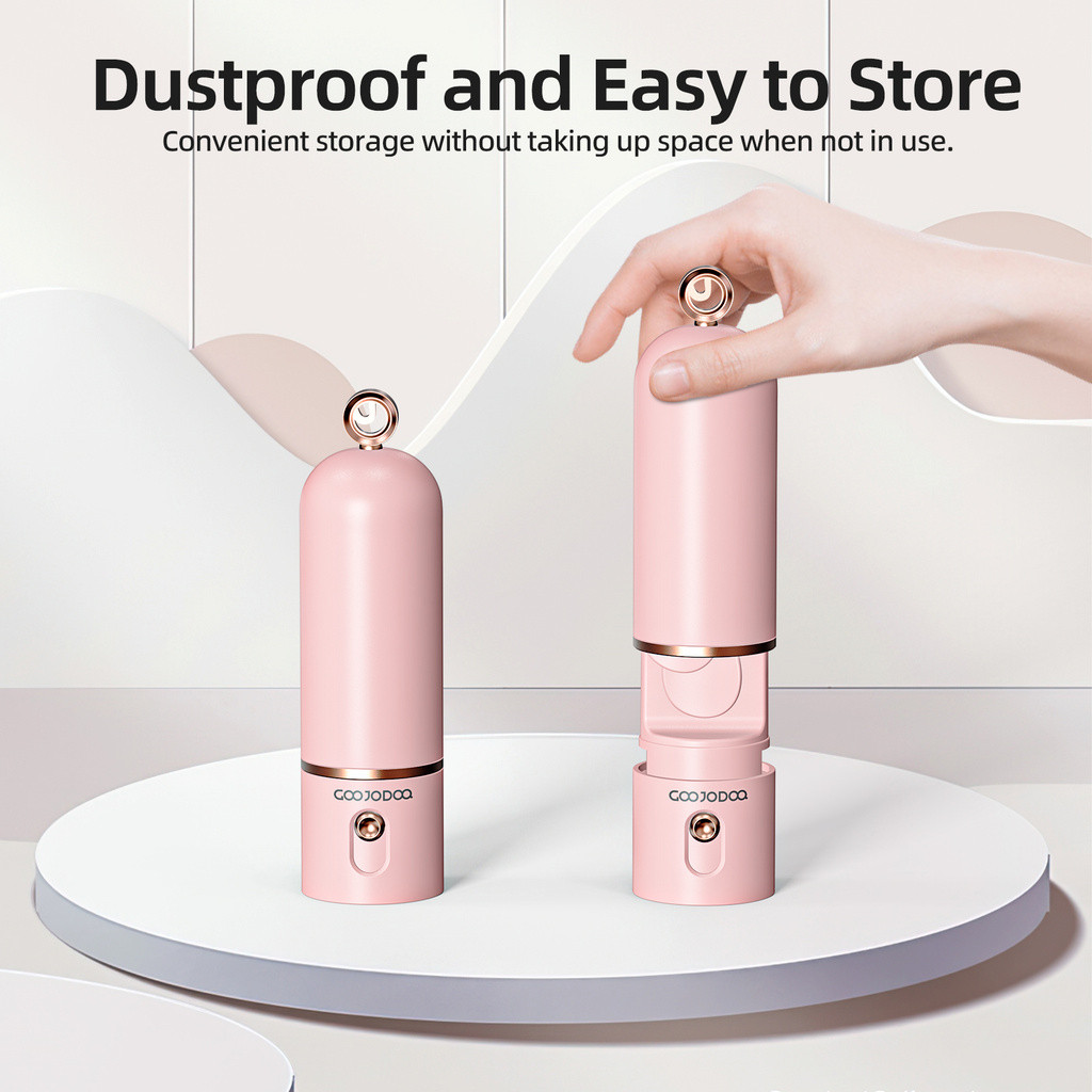 Quạt mini cầm tay GOOJODOQ, 3 tốc độ, cánh quạt bền bỉ sạc Type-c | BigBuy360 - bigbuy360.vn