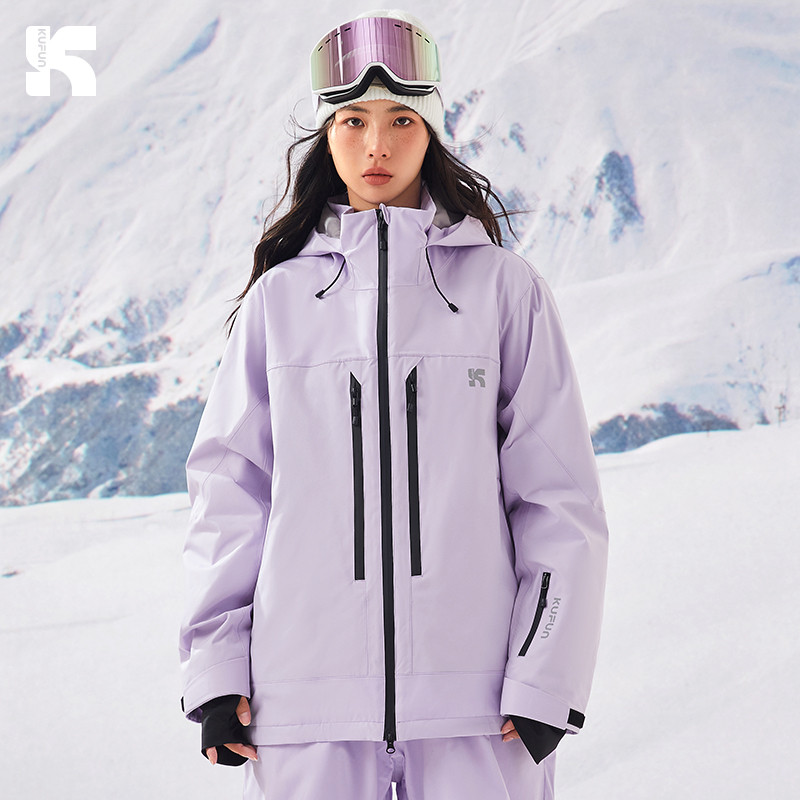 Áo khoác trượt tuyết KUFUN chống thấm nước dành cho nam và nữ