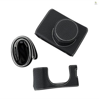 Ốp Bảo Vệ Camera Di Động Phong Cách Retro Full Camera Case Mang Theo Túi Mở Thiết Kế Đáy Có Dây Đeo Vai Thay Thế Cho Máy Ảnh Fujifilm X100VI