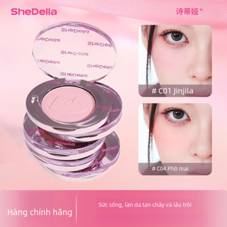 Phấn Má Hồng Mèo SHEDELLA Dala Màu Siêu HOT, Màu Nâu Hồng, Thích Hợp Cho Người Mới học trang điểm