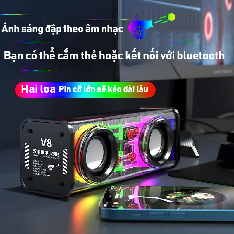 Đảm bảo chất lượng Loa bluetooth led nháy theo nhạc RGB, công suất 10W, nghe nhạc cực chất | BigBuy360 - bigbuy360.vn