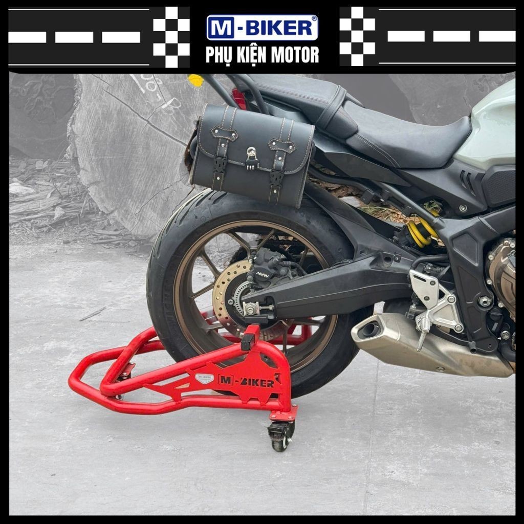 Nâng xe CB650R MBIKER, chống nâng bánh sau xe 650cc