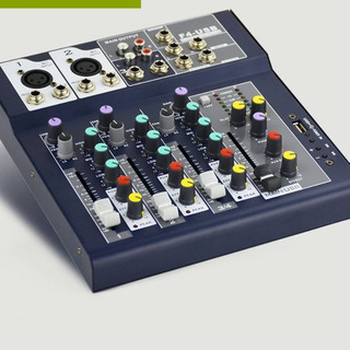  Mixer Yamaha F4 USB Bluetooth - Thiết Bị Livestream 2025 - màu đen nhám - Gia Khang Shop 