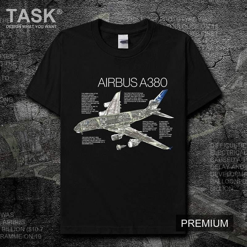 2025 airbus airbus airbus a380 airbus airbus tay ngắn in áo thun phi công