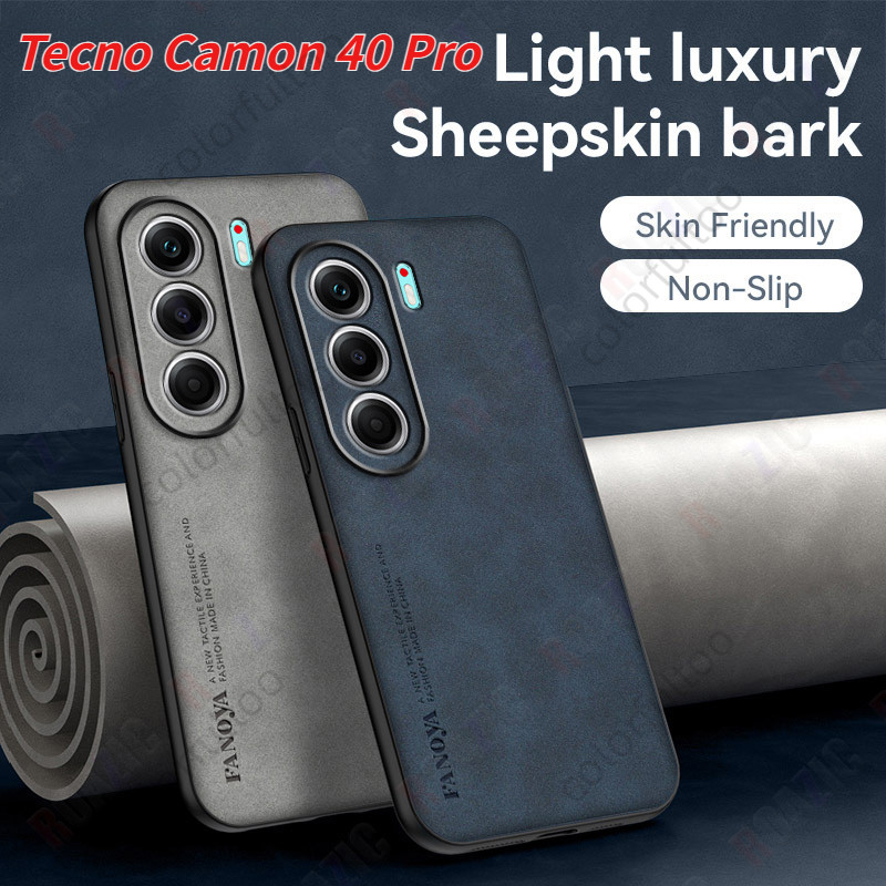 Ốp điện thoại da cừu Tecno Camon 40 Pro 5G cho Tecno Camon 40 Pro Camon40Pro 4G 5G 2025 Ốp họa tiết 