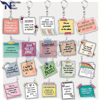  46 Kiểu Truyền Cảm Hứng Trích Dẫn Móc Khóa Móc Khóa Cho Phụ Kiện Túi Mặt Dây Chuyền Động Lực Hâm Mộ Quà Tặng Tự Chăm Sóc 