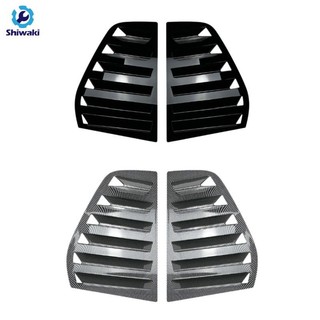 Shiwaki 2x Cửa Sổ Phía Sau Tam Giác Miếng Dán Màn trập Trang Trí Lắp Ngoại Thất Ô Tô Cho Golf