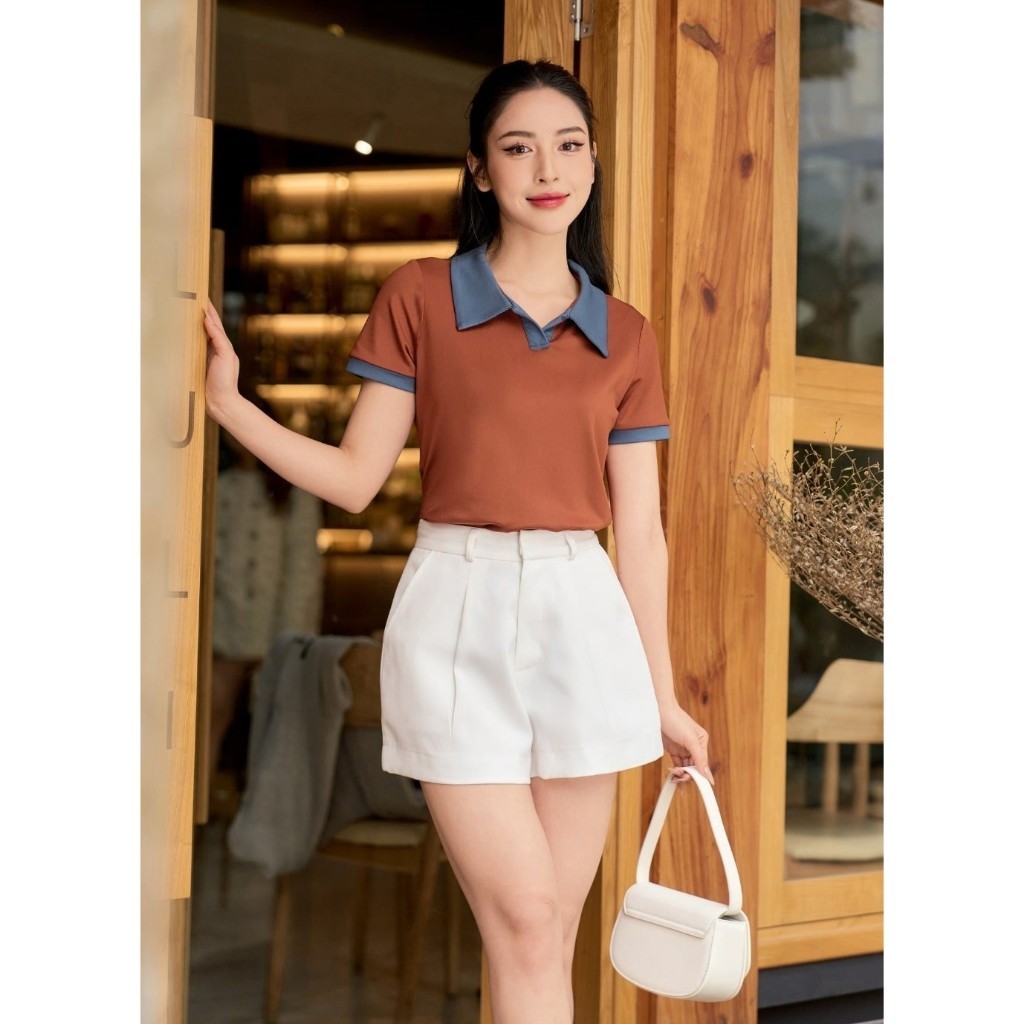 Quần short nữ thời trang, Quần đùi vải nữ, quần đi chơi, quần hãng sale, quần big size, Gumac, Loza