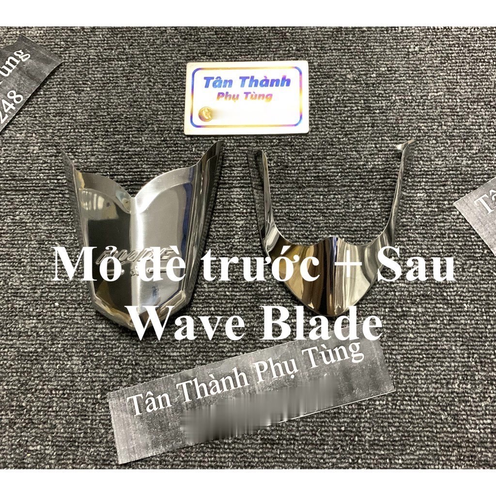 Mỏ Dè trước sau Inox gắn Wave Blade