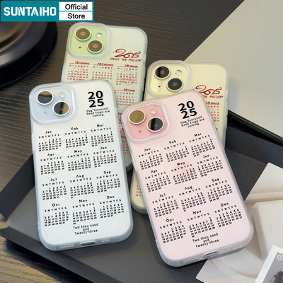 Suntaiho Ốp Lưng iPhone Đẹp đơn giản thời trang 2025 Mẫu Lịch Trong Suốt Mờ Dành Ốp điện thoại TPU Silicon Mềm Cao Cấp Chống Sốc Cho Iphone 16 15 14 12 13 11 Pro Max IP 7 8 Plus Iphon X Xs XR Xs Max Hàn quốc Ốp Lưng