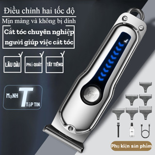 Tông Đơ Cắt Tóc Nam Chuyên Nghiệp, Máy Cắt Tóc Điện Không Dây Cho Salon, Lý Tưởng Tạo Kiểu Tóc Nam, Sạc USB Type-C