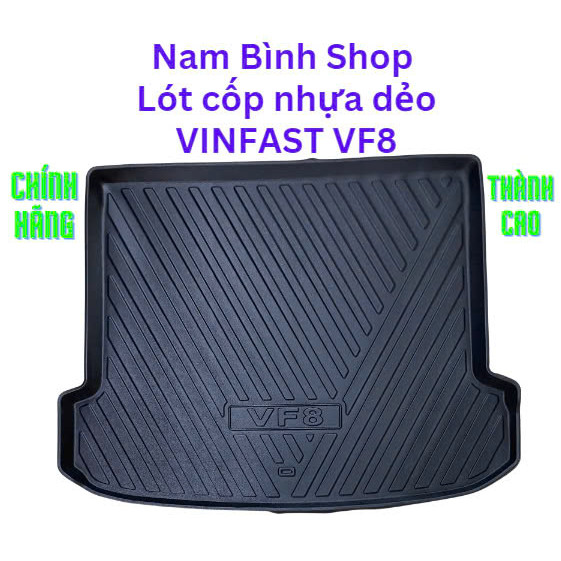 Lót cốp nhựa xe Vinfast VF8 | Thảm cốp chống trầy xước, chống nước, dễ vệ sinh