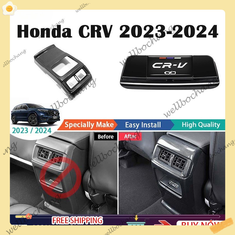 Honda crv 2023 / 2024 crv G6 Bộ Nội Thất Họa Tiết Sợi Carbon Chất Liệu ABS cr-v Thiết Bị crv 2023 Vi